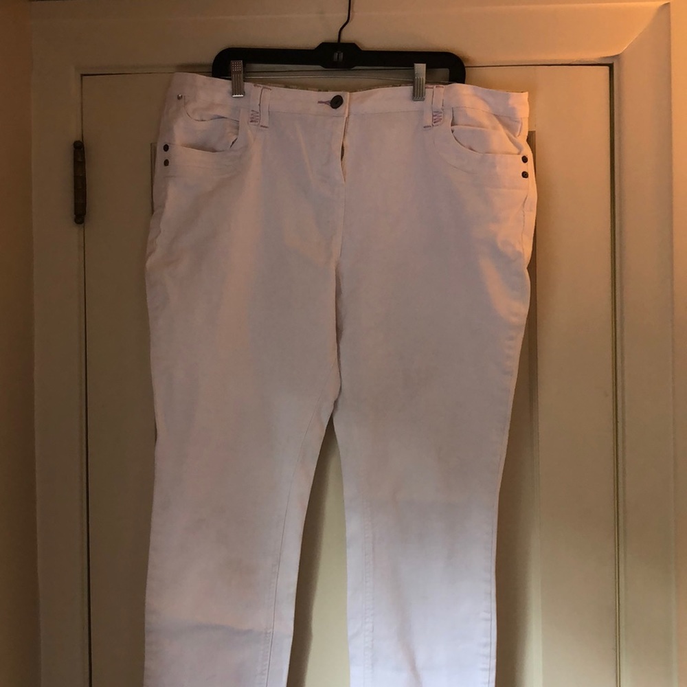 White jeans